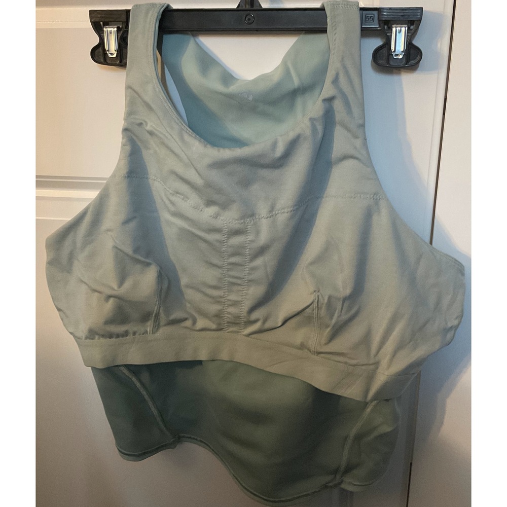 Lululemon Invigorate Training Tank Top Silver Blue size 18 - Picture 5 of 9